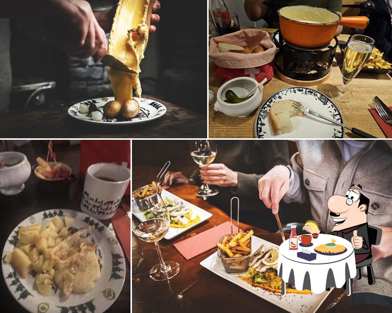 Piatto di formaggi al Vieux Villars