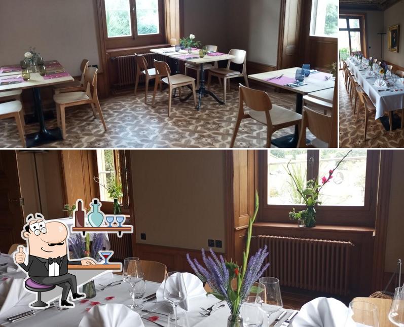 Gli interni di Villa Merian