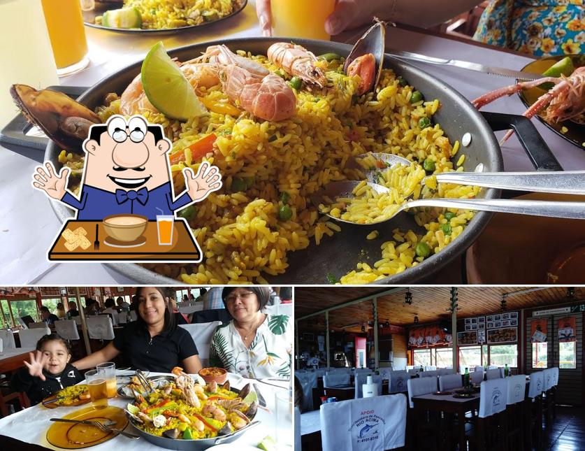 Platos en Restaurante Flutuante Netuno