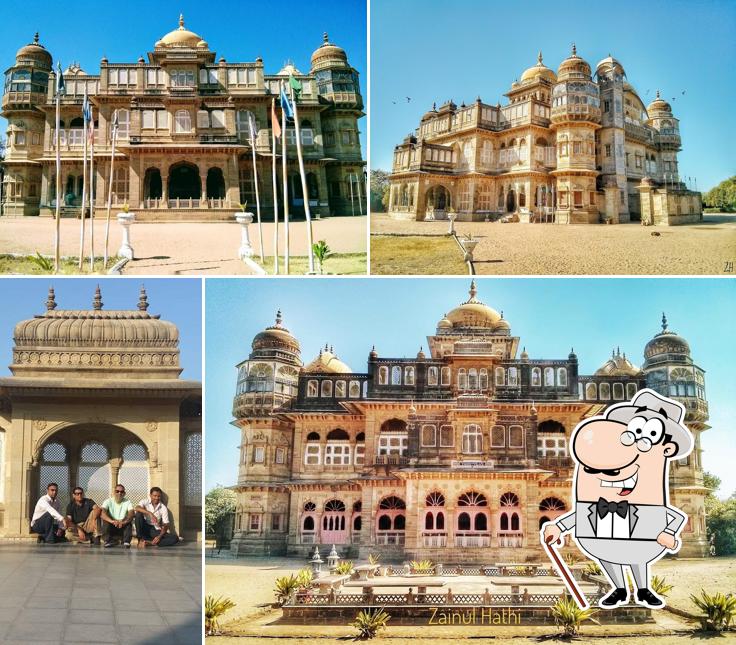 Enjoy the view outside વિજય વિલાસ હેરીટેઝ રેસ્ટોરેન્ટ