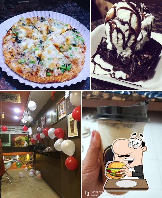 Order a burger at Dabi Coffee Bar