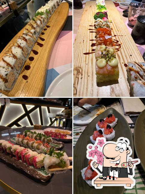 Prenditi le diverse opzioni di sushi
