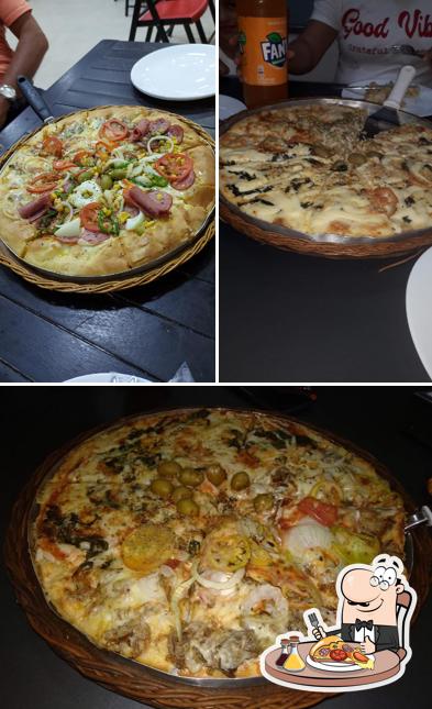 Experimente diferentes variedades de pizza