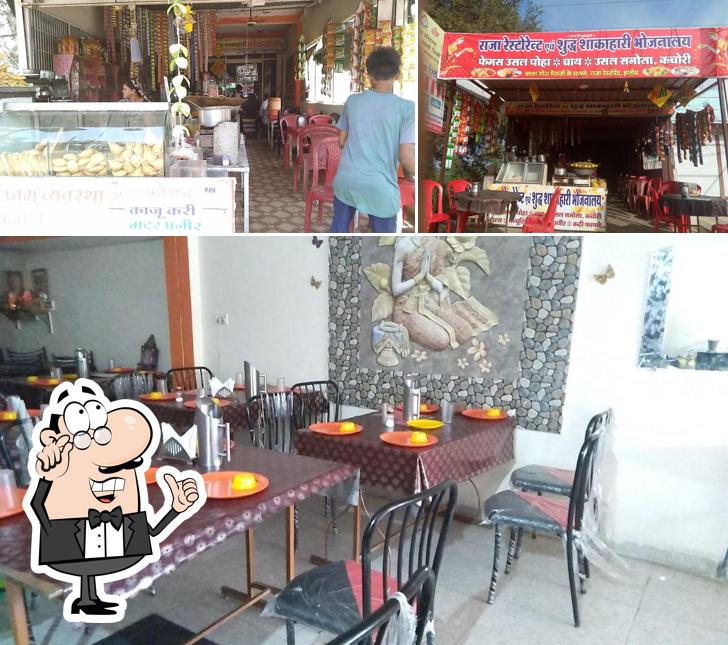The interior of Raja Restaurant