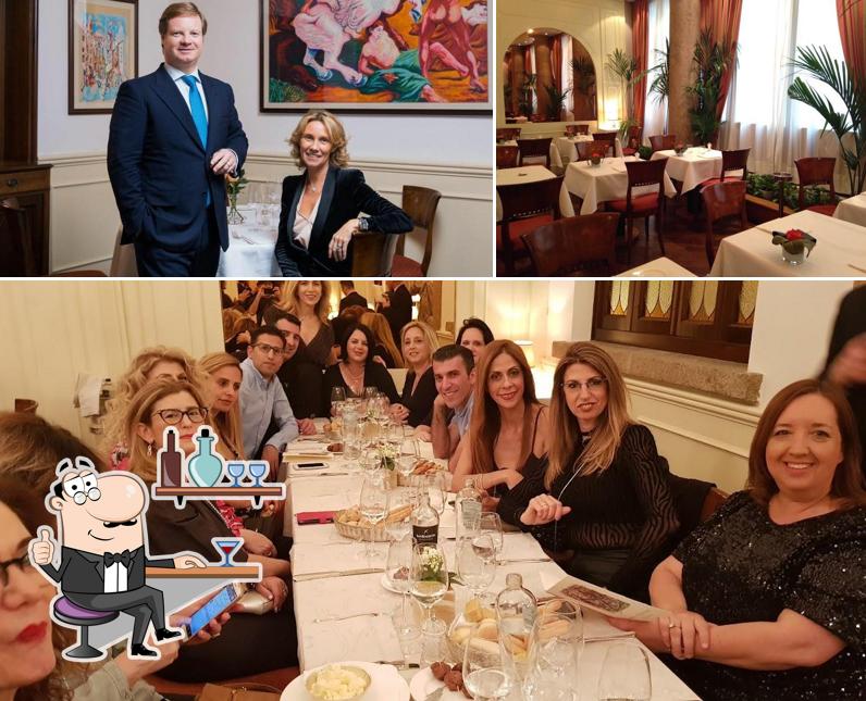 Gli interni di Antico Ristorante Boeucc Milano- dal 1696