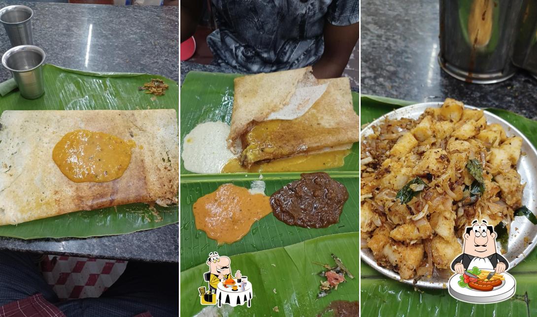 Food at New Aachi Hotel