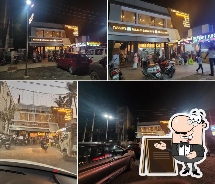 The exterior of Srinivasa Bhavan Family Restaurant