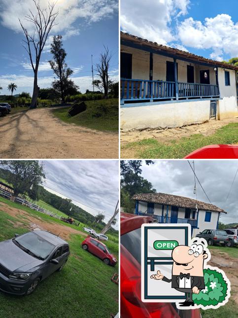 o exterior é uma característica importante do Restaurante Dona Dirce