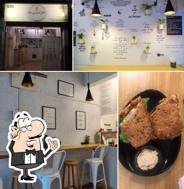 The interior of The Good Life Cafe And Health Bar