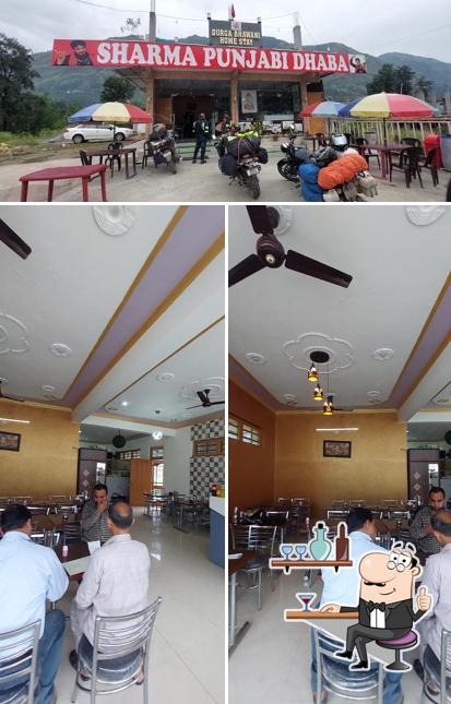 Sharma Punjabi Dhaba is distinguished by interior and exterior