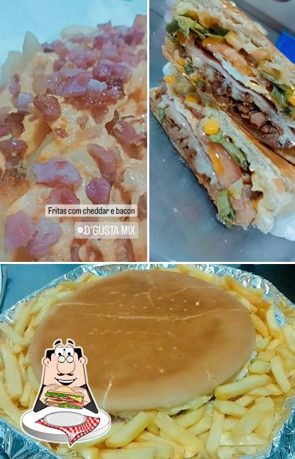 Clube sanduíches em D'gusta Mix Lanches e Porções