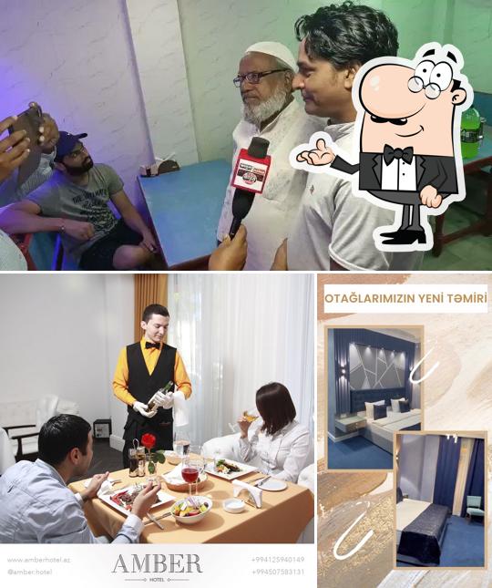 The restaurant's interior and beverage