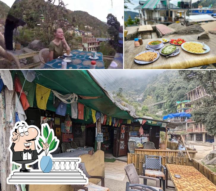 Check out the image depicting exterior and food at Cafe Friends Corner