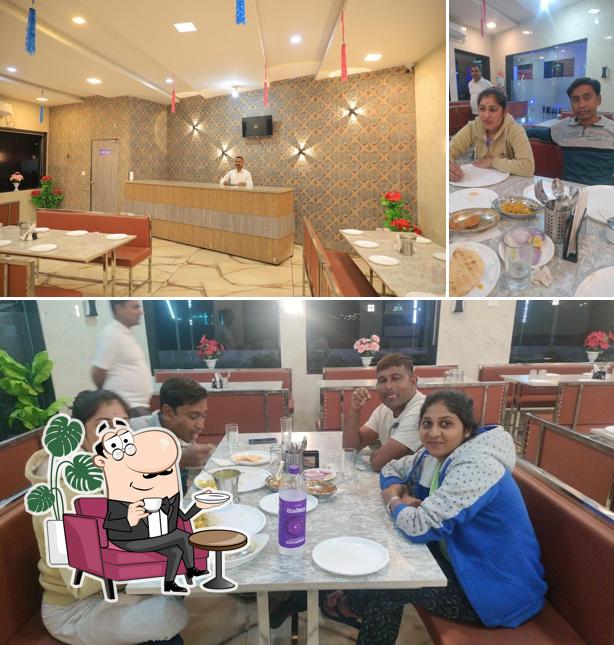 The interior of Neelkanth Hotel and Restaurant