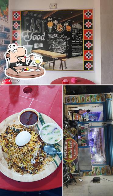 The picture of food and interior at Mohanty fast food and biryani