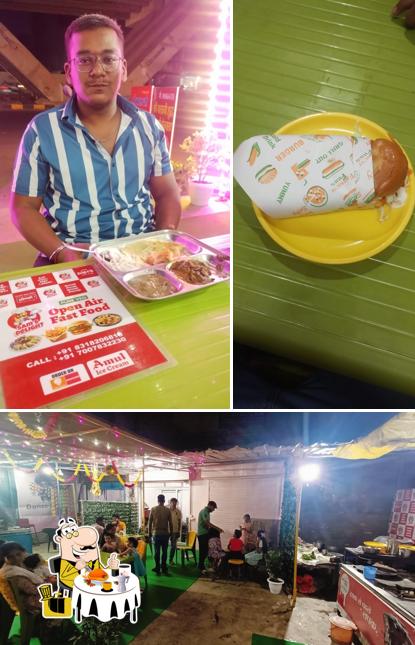 Take a look at the image depicting food and interior at Sam's Delight Grill & Chill