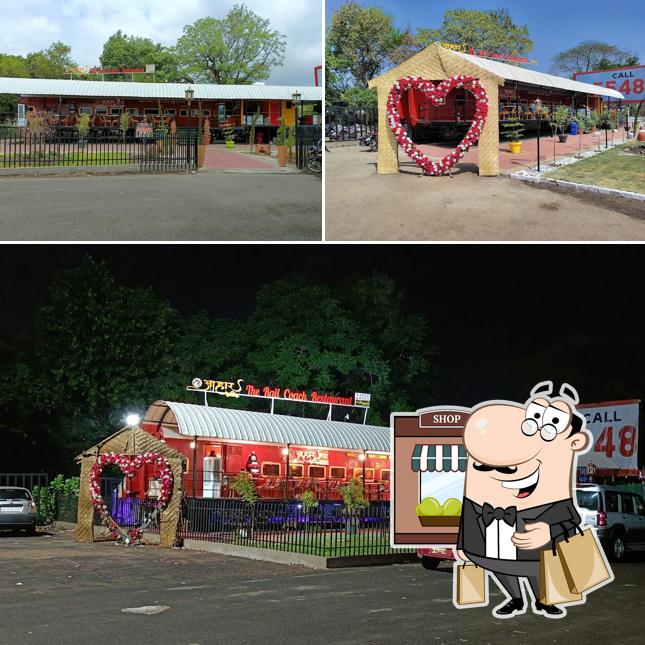Check out how Aahar The Rail Coach Restaurant looks outside