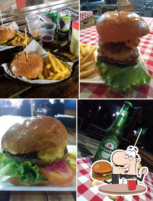 Experimente um hambúrguer no Farm Food Park