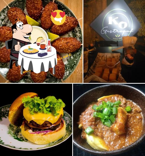 Prato de queijo em KO Gastropub