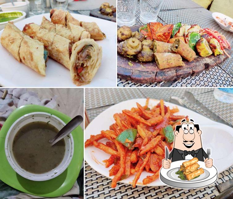 Spring rolls at The Green Lemon