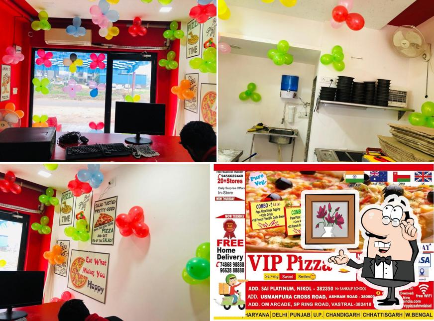 The interior of VIP Pizza, Nikol