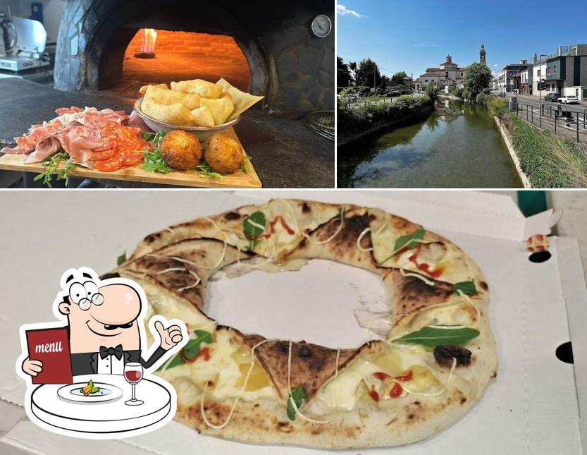 Guarda la immagine che mostra la cibo e esterno di Street Food.Gorgonzola