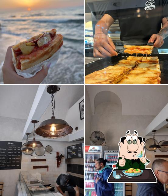 La cibo e interni del ristorante