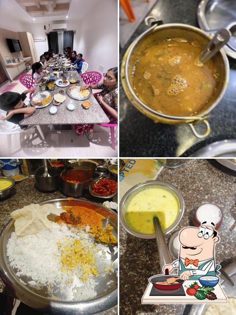 Chicken curry at G. Chinnarao Restaurant