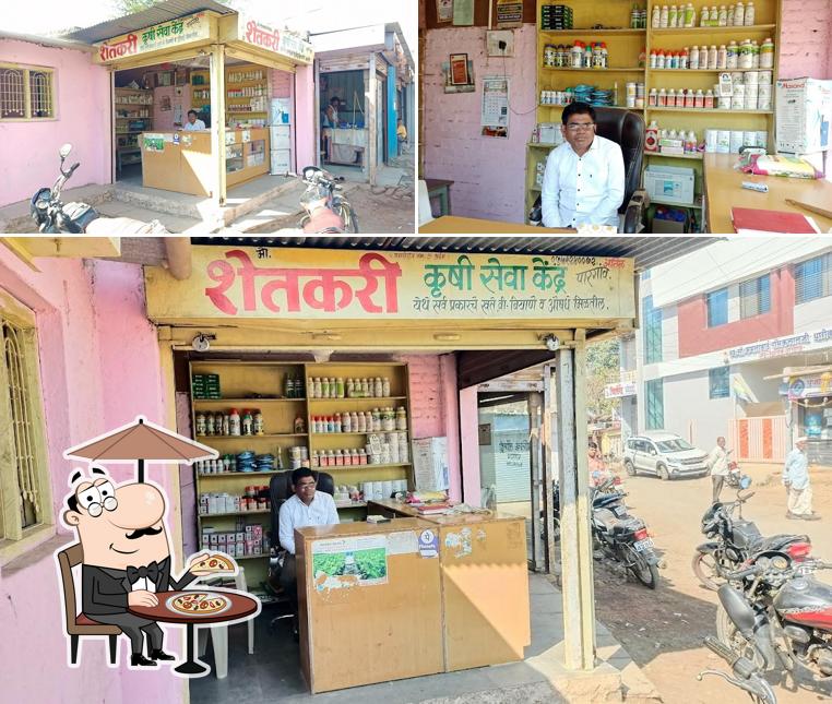 The image of exterior and food at Imperial Hotel