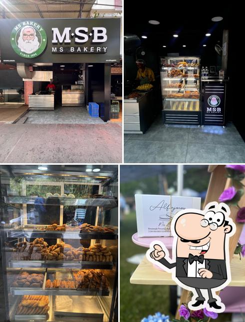 The interior of M S Bakery
