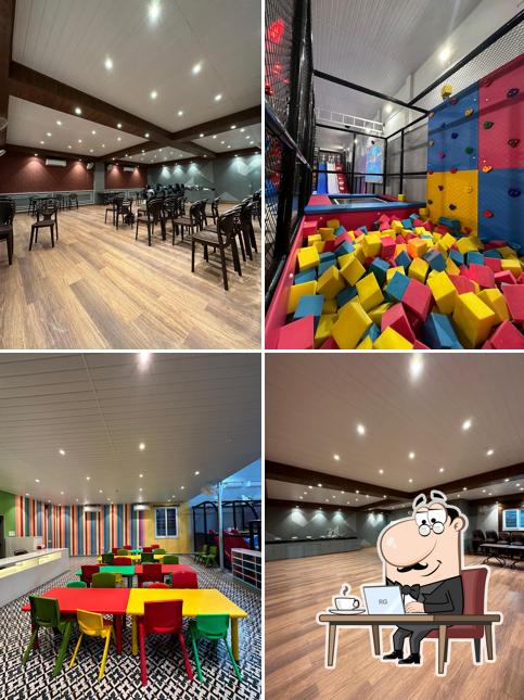 The interior of BOUNCE