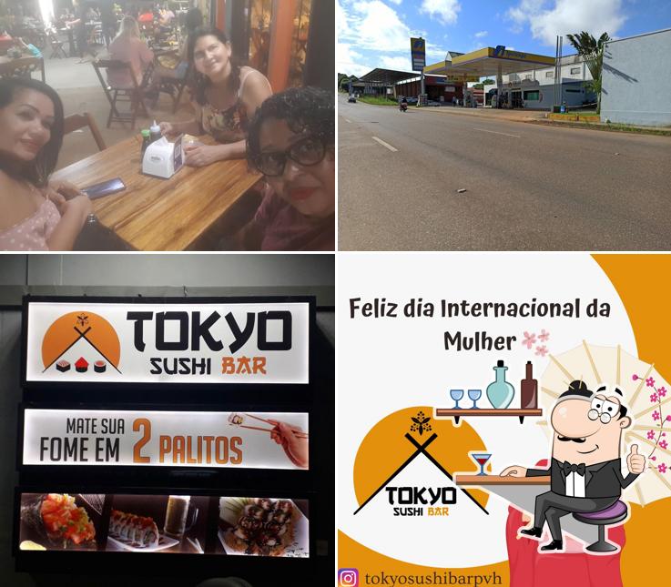 O interior do Tokyo Sushi Bar - Sushi em Porto Velho