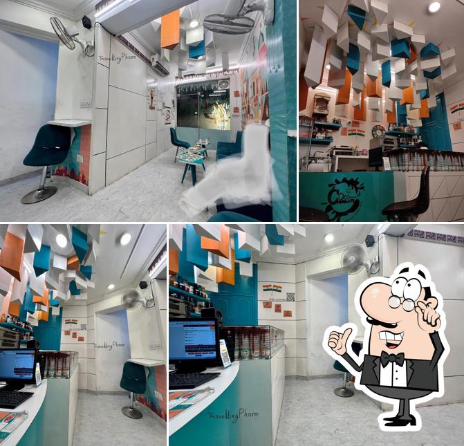 The interior of coco chocolate company jaipur