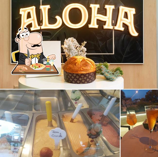 La immagine della cibo e birra di Gelateria Aloha Mirabella