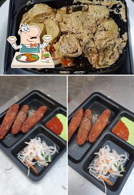 Food at Ganpati Soya Chaap