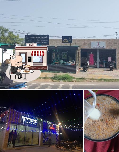 Among different things one can find exterior and food at Namma veedu Family Restaurant