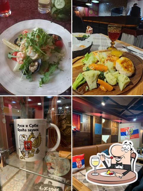 Food at Balkan grill