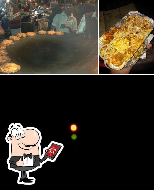 The restaurant's exterior and food