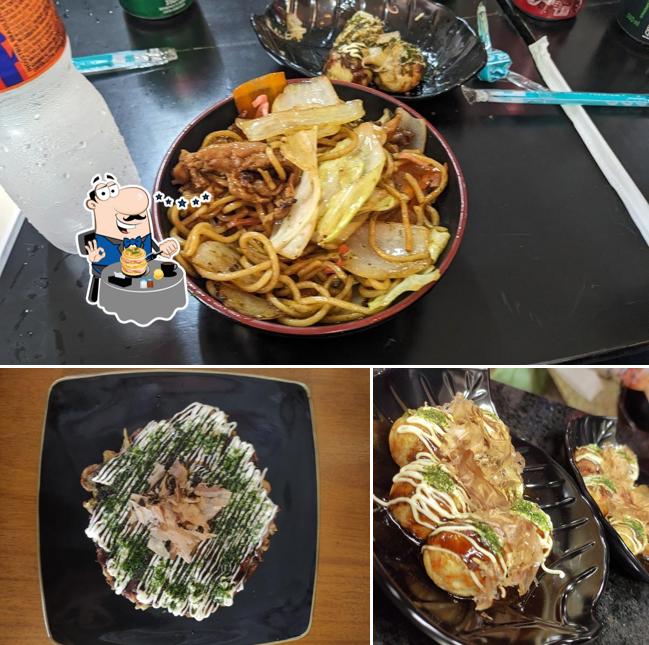 Platos en Tako House Atibaia