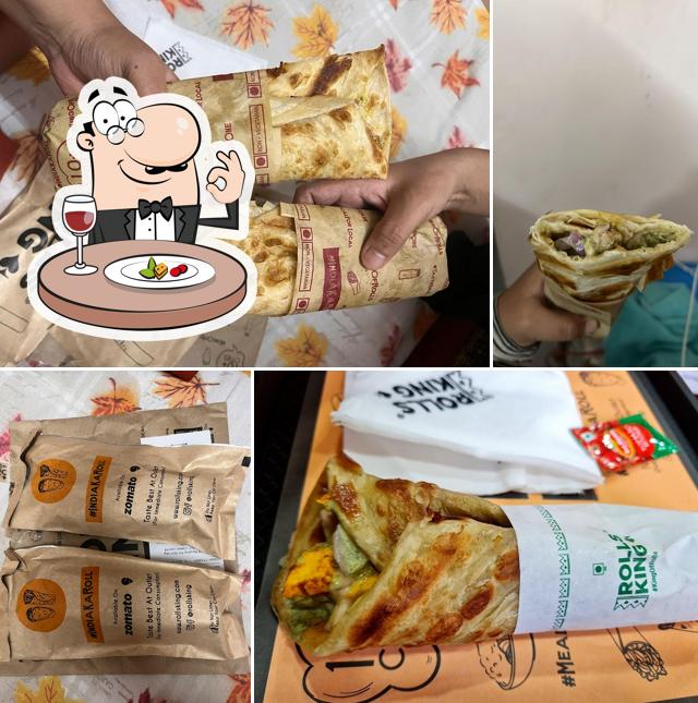 Food at Rolls King Haldwani