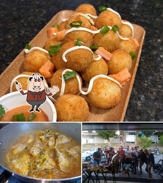 A ilustração do Comida de Buteco’s comida e exterior