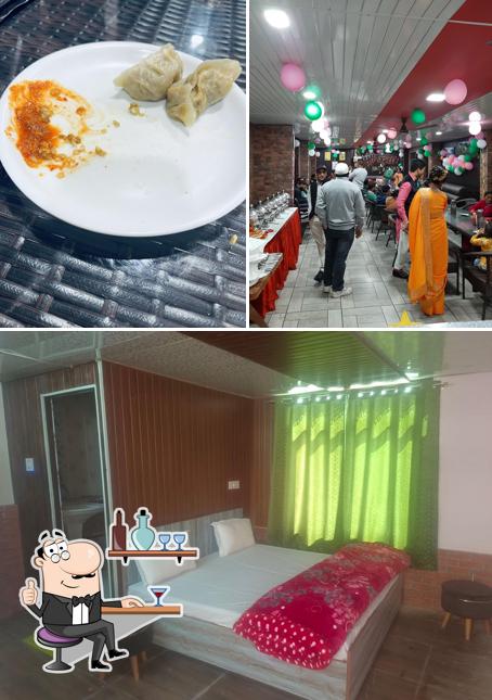 The interior of Hotel Ankit Residency & Restaurant