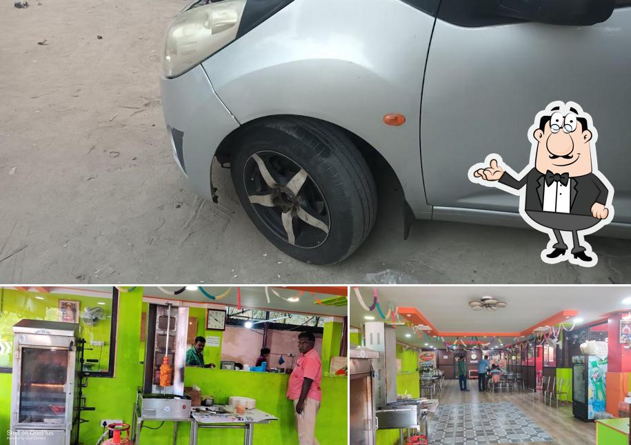 Among various things one can find interior and exterior at Muthu resturant