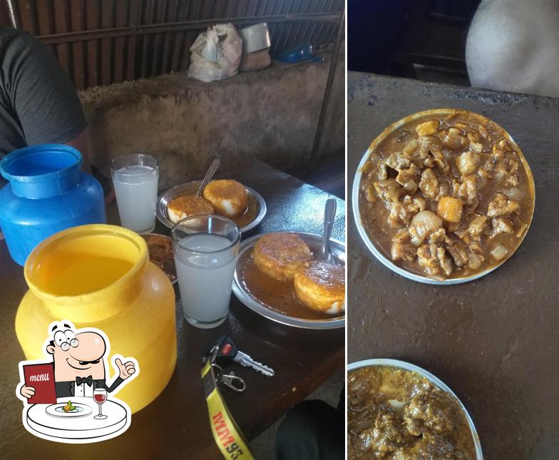 Food at Baithurli Toddy Shop