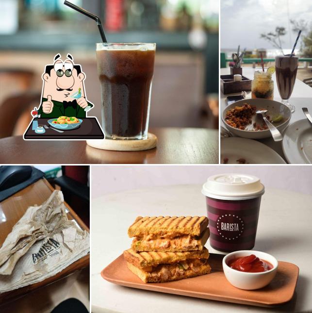 Food at Barista Cafe, Calangute