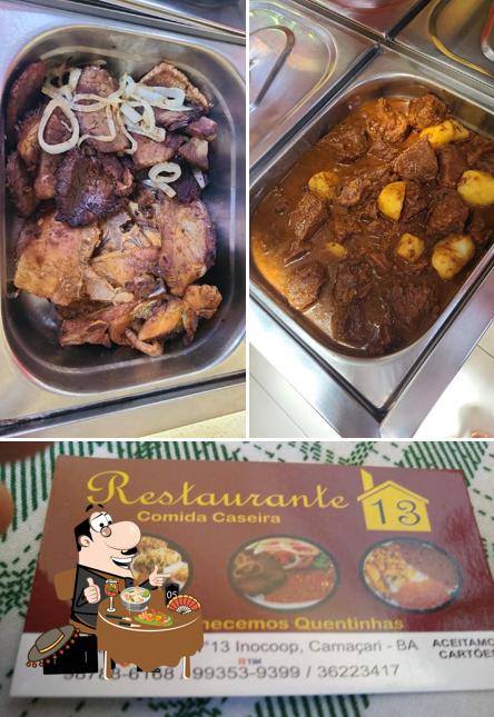 Comida em RESTAURANTE CASA 13