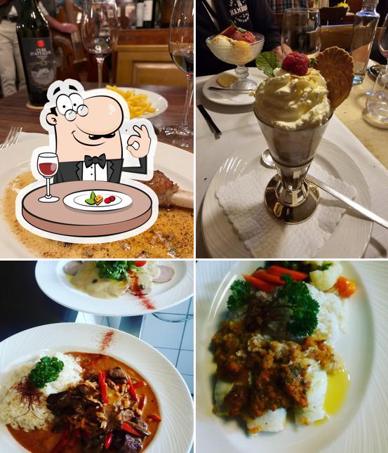 Spezzatino di maiale al Restaurant Bottmingermühle