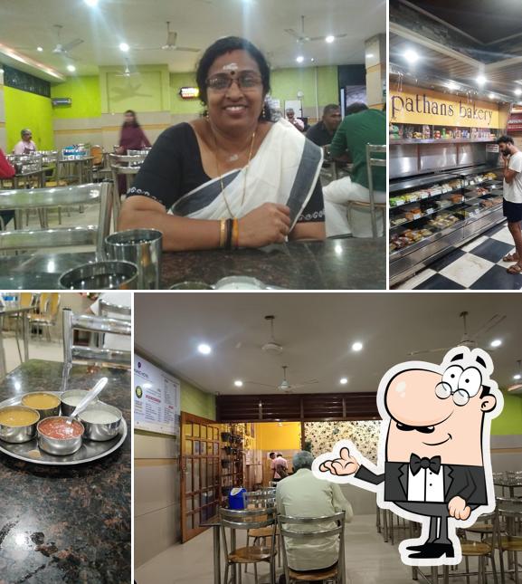 The interior of Pathans Veg Restaurant (Pure Veg)