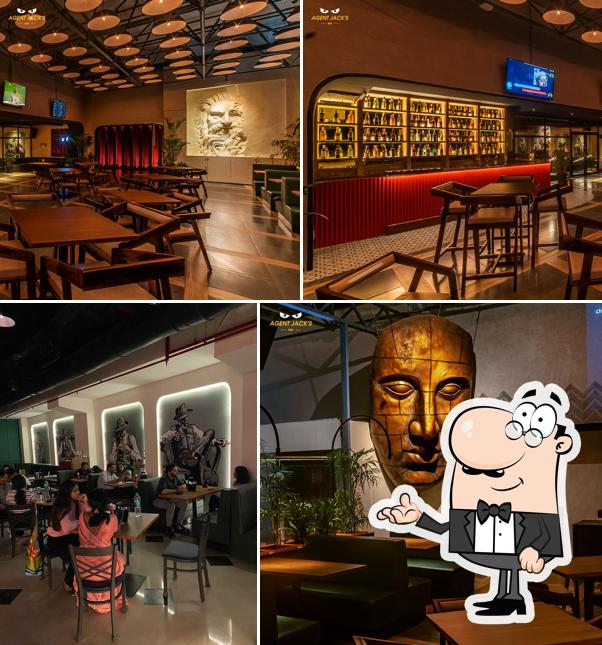 The interior of Agent Jack's Bar - Andheri West