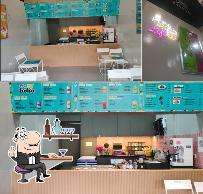 The interior of Easy Boba - CBD Belapur